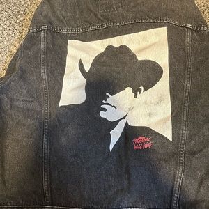 VTG 90s Marlboro Wild West Denim Jacket Men's Sz. L